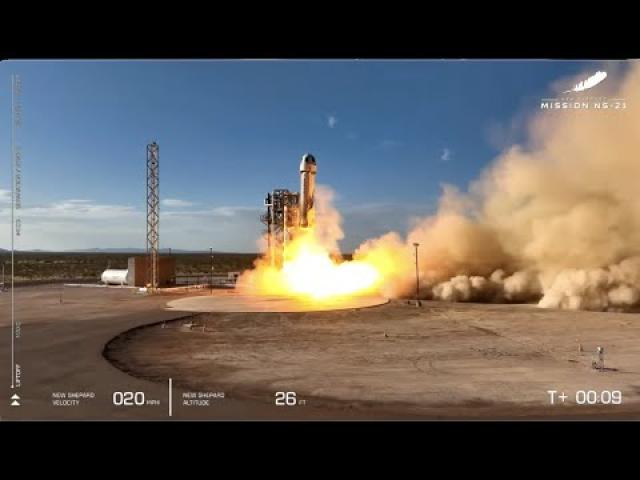 Blue Origin launches NS-21 space tourist mission, nails landings