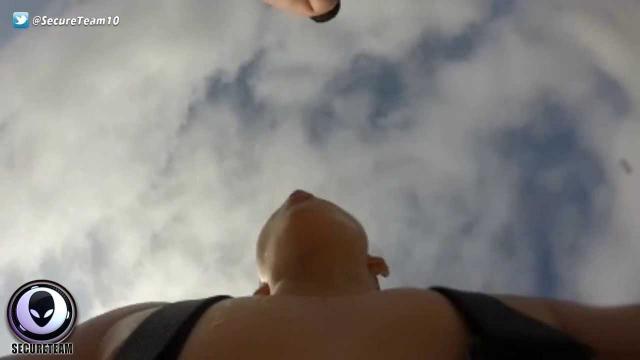 Giant Black UFO Caught On Kid's GoPro Above Newport Beach! 9/1/2015