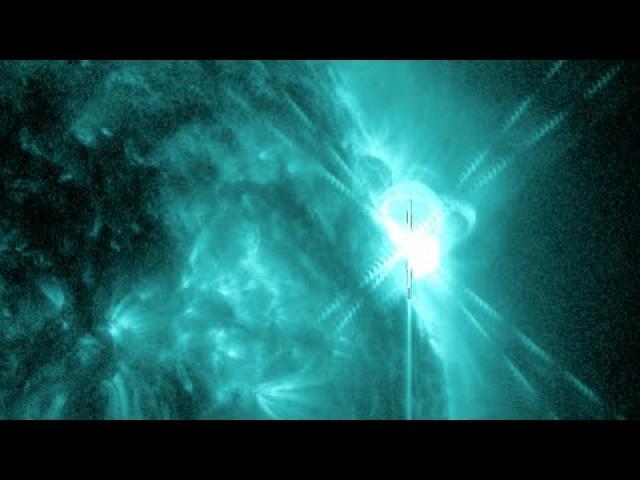 Sun blasts strong M7.9 solar flare, NASA spacecraft sees it