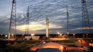 SpaceX CRS-2 Rollout and Vertical