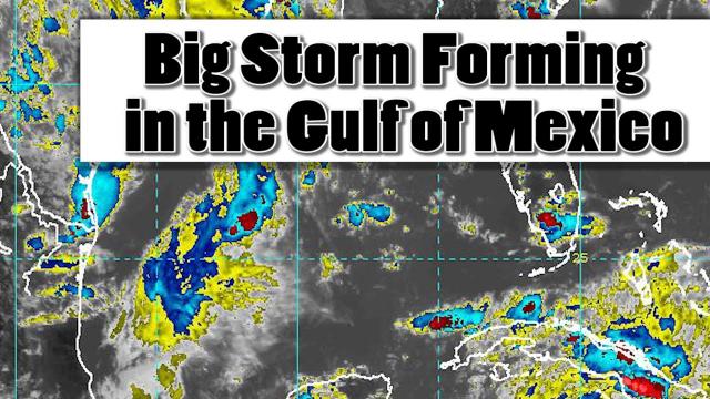 Stay Alert! Big Storm Forming in the Gulf of Mexico