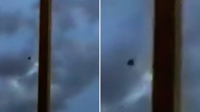 Mysterious Shape Changing Black UFO Sighting in Batavia, Illinois - FindingUFO