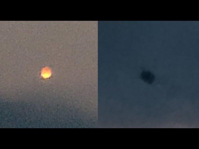 Ball of light that turned into a black barrel in Seattle, Washington