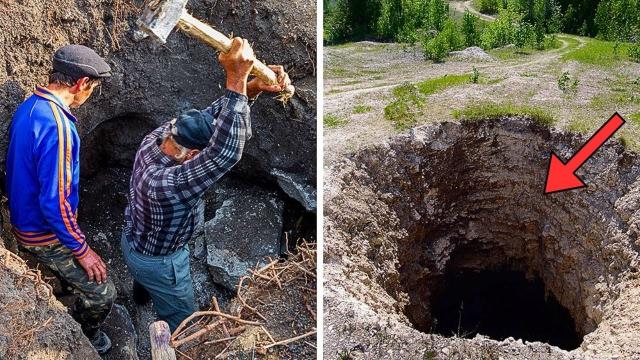 Workers Smell Strange Scent After Digging A Hole - Realizing What's Inside, They Call The Police