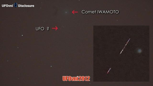 TELESCOPE: UFO Near Comet C/2018 Y1 Iwamoto, Feb 11, 2019