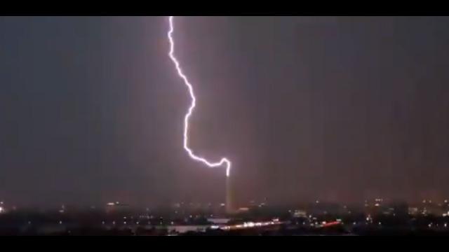 Cristobal! Solar Flare from new Sun Cycle Sunspot! Lightning strikes Washington Monument! Eclipse!