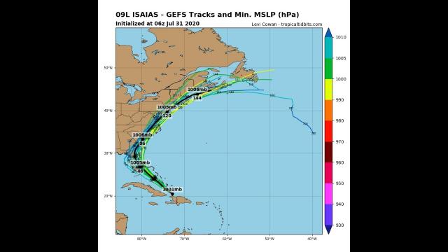 Alert! Hurricane Isaias is set to make Landfall in NC NJ NY NE and possible Florida+ More waves!