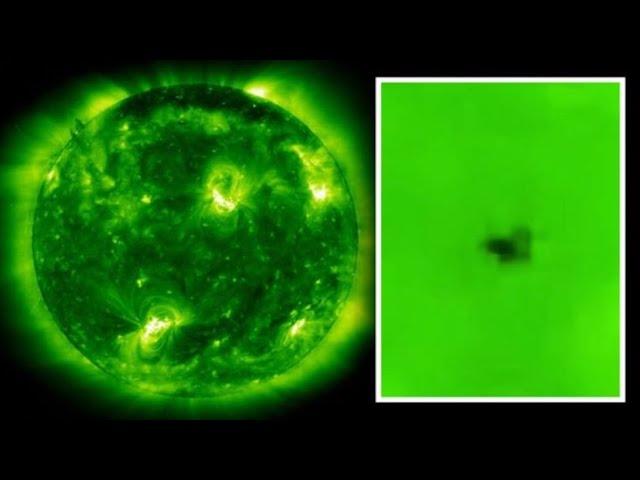 New NASA Video shows a huge UFO near the sun