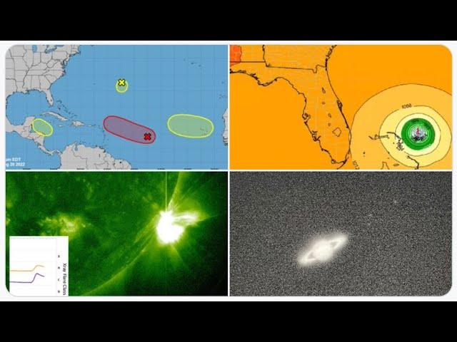 Hurricane Watch is Lit! Tons of Solar Flares! Bitcoin drops below $20000 & Severe Weather approaches