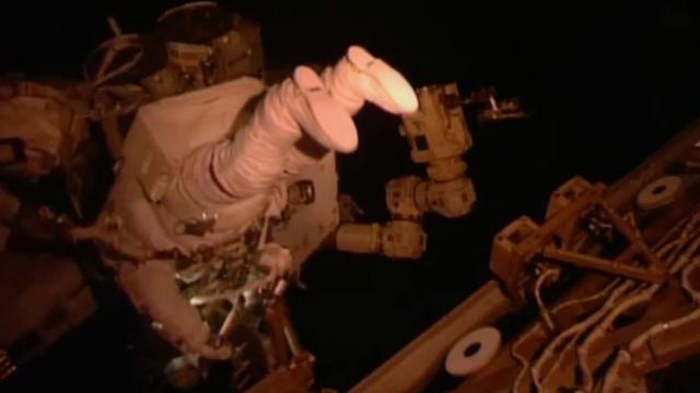 NASA spacewalk begins outside space station - See helmet cam views and more