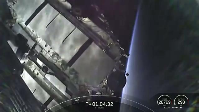 See SpaceX Starlink satellites deploy in stunning view from space