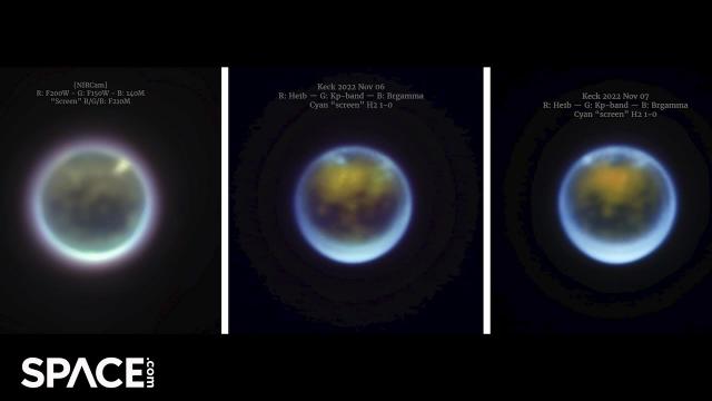 James Webb Space Telescope and Keck Observatory spy Saturn's moon Titan