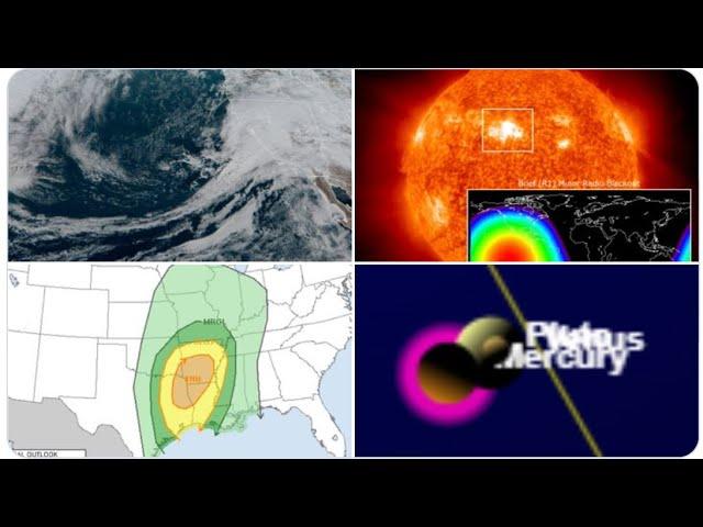 California getting pounded by Atmospheric River! January Tornado Watch! WWIII Jets almost collide!