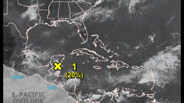 30% Chance of Tropical Development in Gulf of Mexico over next 5 days