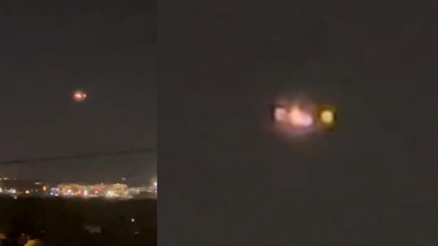 Strange Brightly Lit UFO Sighted Hovering Over Albuquerque In New Mexico