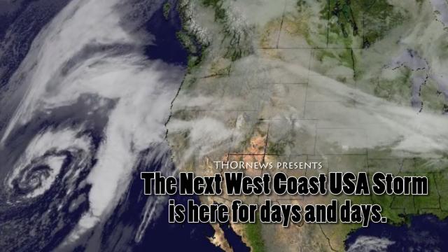 The next West Coast USA Storm is here for days + East Coast Snow