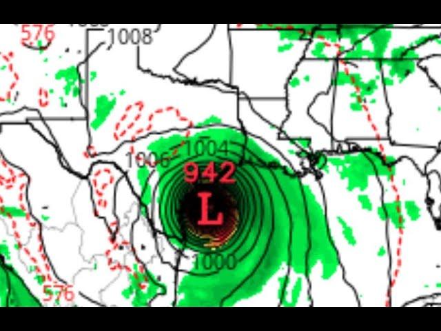 RED ALERT! TEXAS. Be prepared for a possible MAJOR HURRICANE landfall in 6 days.