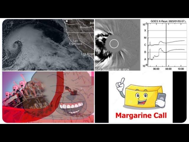 Red Alert! Bombogenesis Storm headed for California! Major Explosion from Backside of the Sun!