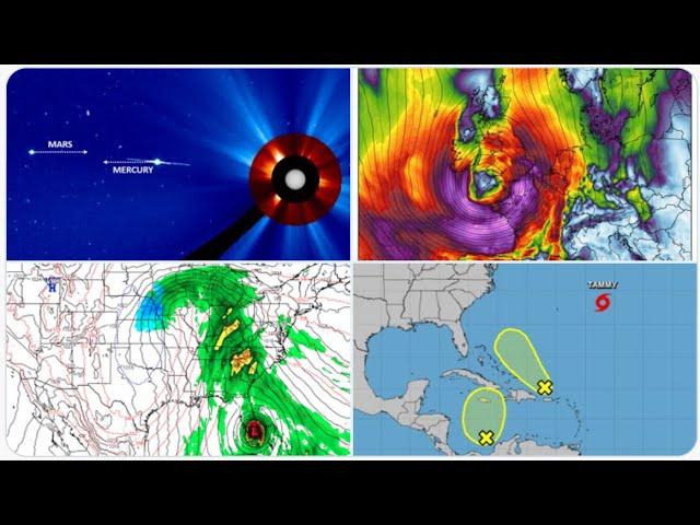 RED ALERT! Major Europe Storm Watch! USA Hurricane Watch! Major Floods  Everywhere*!