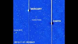 Comets ISON and Enke Enter STEREO Probe Field of View | Video