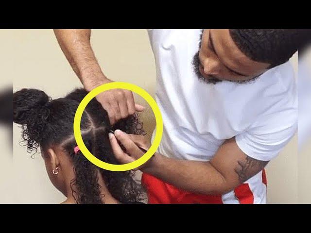 Girl Has An Itch On Her Head Then Her Father Discovers Something Strange
