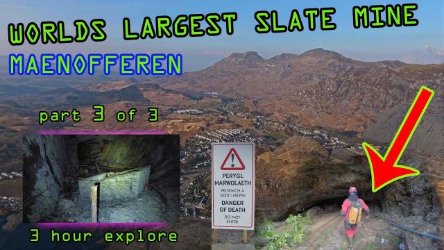 Full Explore of Worlds Largest Slate Mine MAENOFFEREN PT3 OF 3