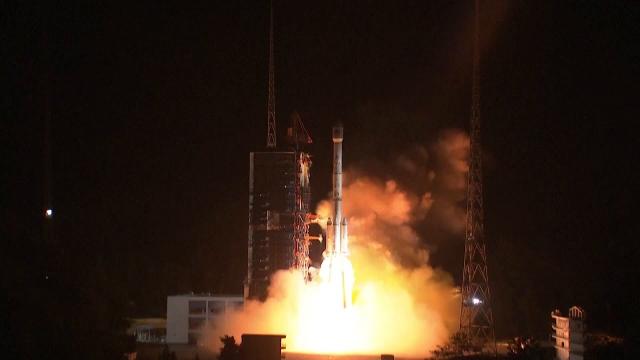 China’s Long March 3B Rocket Launches Navigation Satellite - Highlights