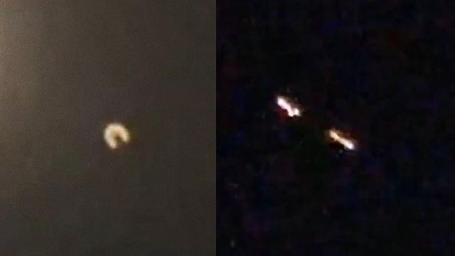 Circular UFO with strange lights in Cancun, Mexico, April 2023 ????