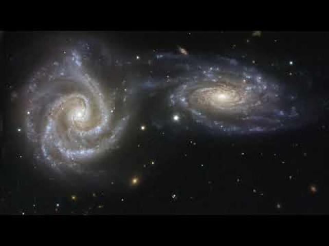 Interacting galaxies in midst of a 'cosmic ballet'