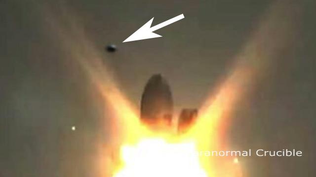 UFO Destroys SpaceX Rocket On Launch Pad?