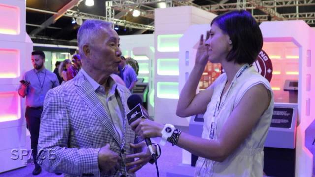 Oh My! George Takei At Intrepid 'Star Trek' Exhibit - Exclusive Interview | Video