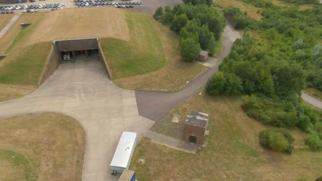 Greenham Common Industrial Areas Drone Explore