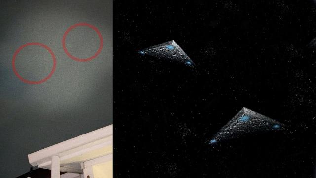 #UFO Triangle Formation spotted in Baltimore, USA , Aug 2023 ????