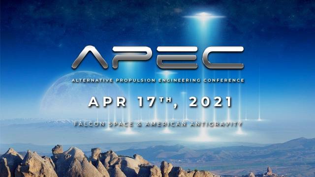 APEC 4/17 - UAP Performance & Gravitational Physics Recorded Version FULL UNCUT
