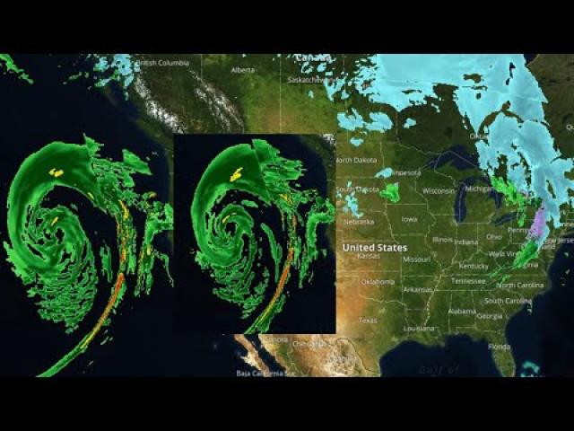 Super Mega Monster Pacific Storm & More Trouble For West Coast & East Coast Weekend Storm