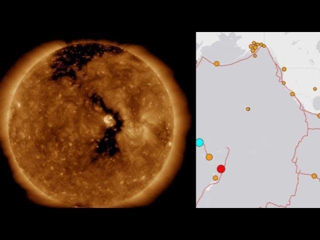 7.0 Earthquake near New Zealand & Giant Coronal Hole in Sun