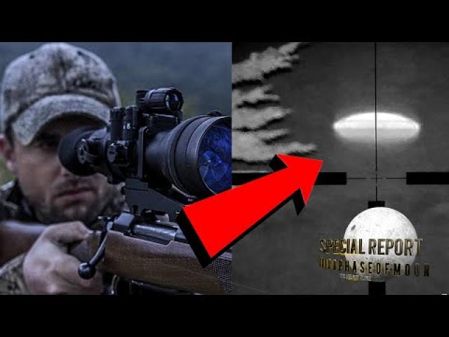 Hunter Captures CRAZY FLYING SAUCER UFO In The Crosshairs!! WHOA! MAJOR MEDIA COVER-UP?