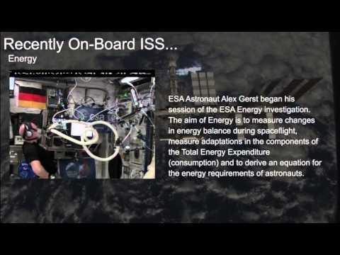 Monthly ISS Research Video Update For September 2014