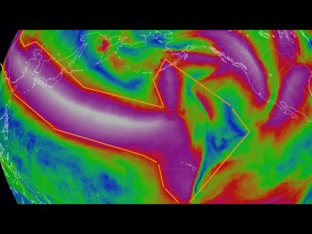 The Storm, The Jet Stream & that Mean Sea Level Pressure shape.