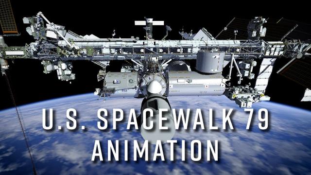 U.S. Spacewalk 79 Animation  - March 14, 2022