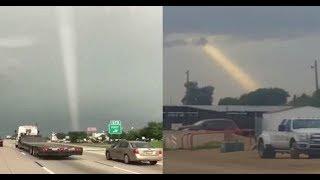 Beams of light coming from the skies in Texas and Phoenix