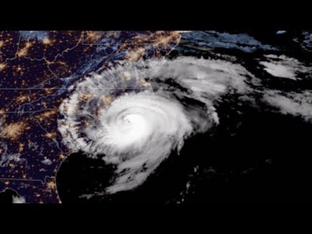 Hurricane Florence’s North Carolina Landfall Seen From Space