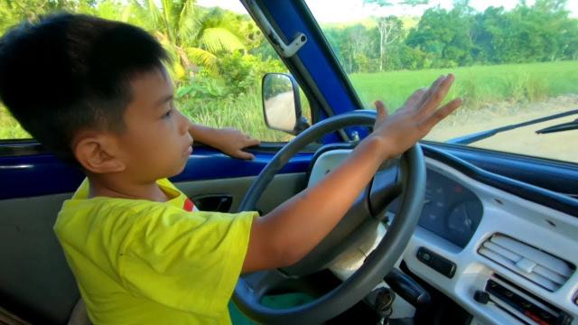 Cop Discovers Little Boy Driving On Highway !