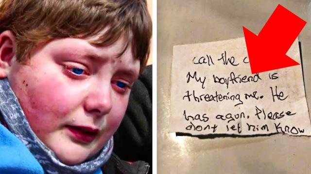 This Little Boy Changed His Mother’s Life After Handing A Note To A Police Officer