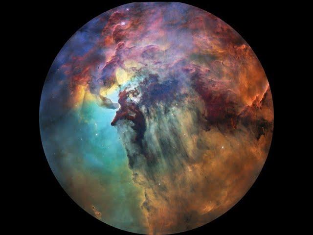 Fulldome view of the Lagoon Nebula