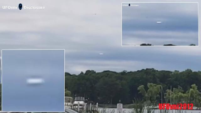 UFO Cigar (Saucer) Moved South-Southwest Near Lake Michigan, Whitehall, June 19, 2021