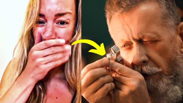 Woman Wears Her Mothers Old Ring For 25 Year , She Screams When The Jeweler Tells Her This !