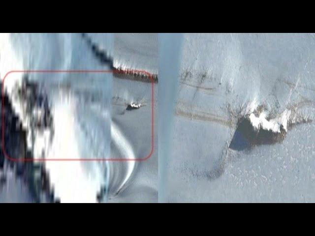 Secret Base near possible crashed object close to the Heritage Range in Antarctica