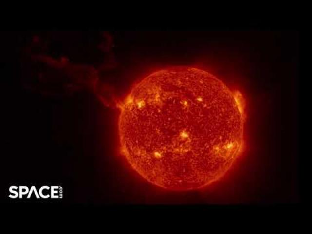 Massive Sun blast seen in spacecraft's incredibly wide view