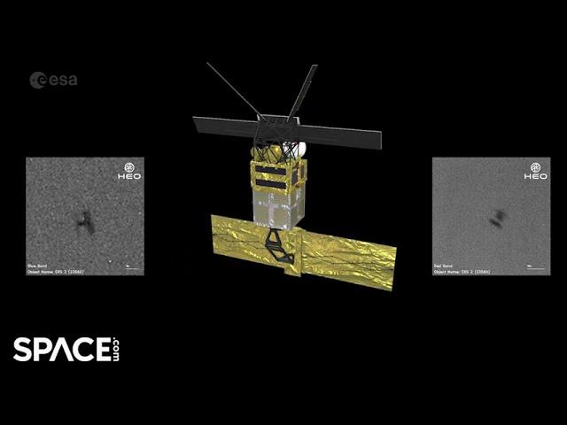 Doomed satellite seen by HEO Robotics cameras in space ahead of Earth re-entry